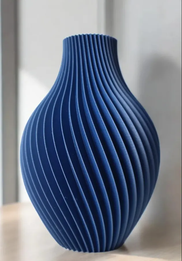 Jarrón Decorativo Azul